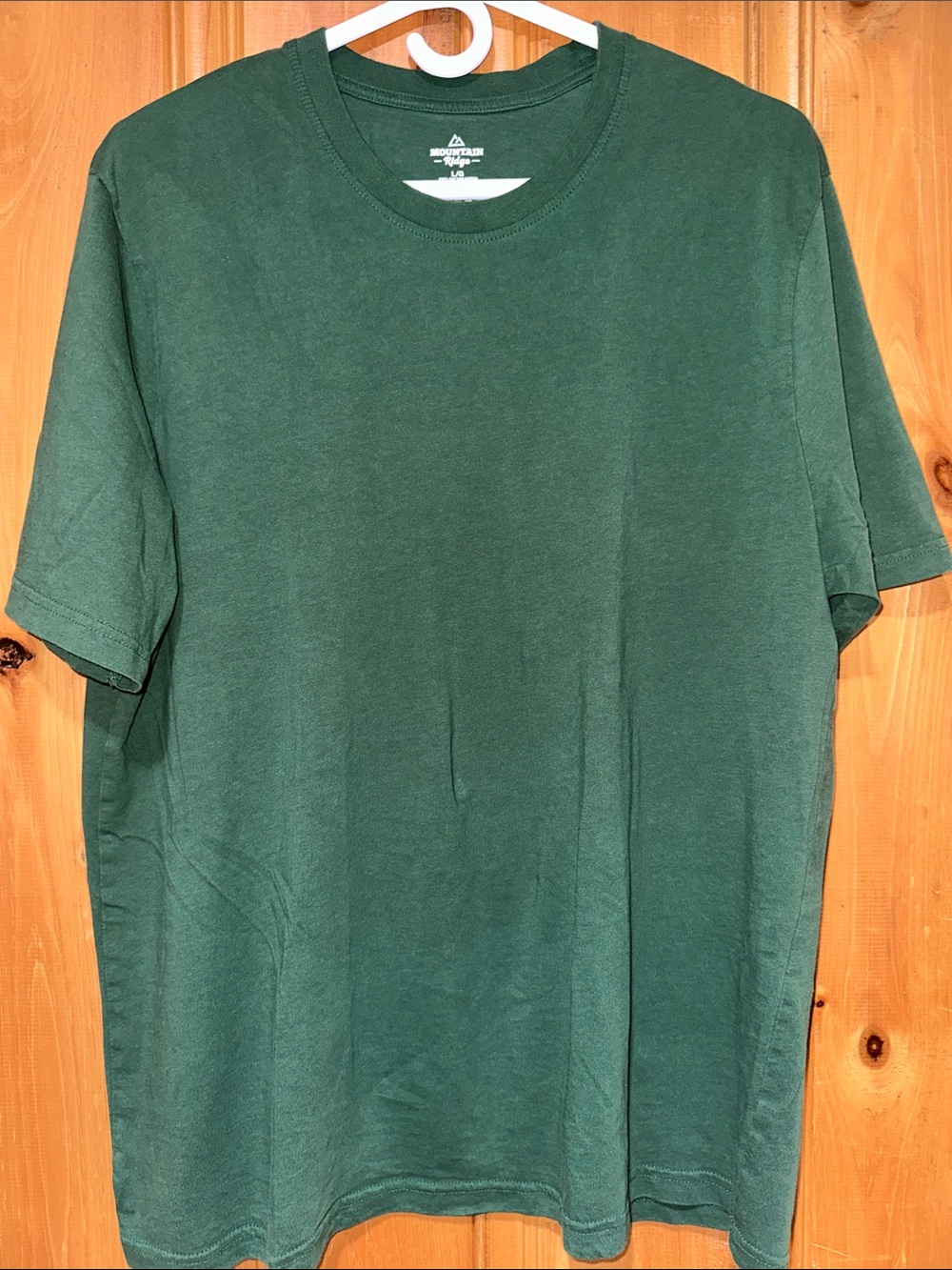 Everyday Crewneck T-Shirt in Forest Green - Unbranded